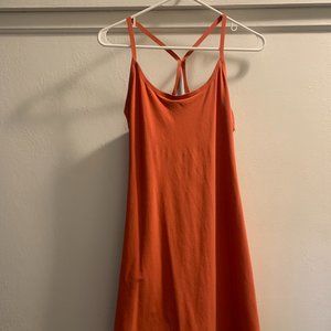 Outdoor Voices Exercise Dress in Hot Sauce